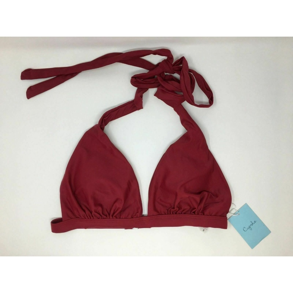 Women's Cupshe 2 Piece Bikini Set S Maroon - Picture 2 of 6